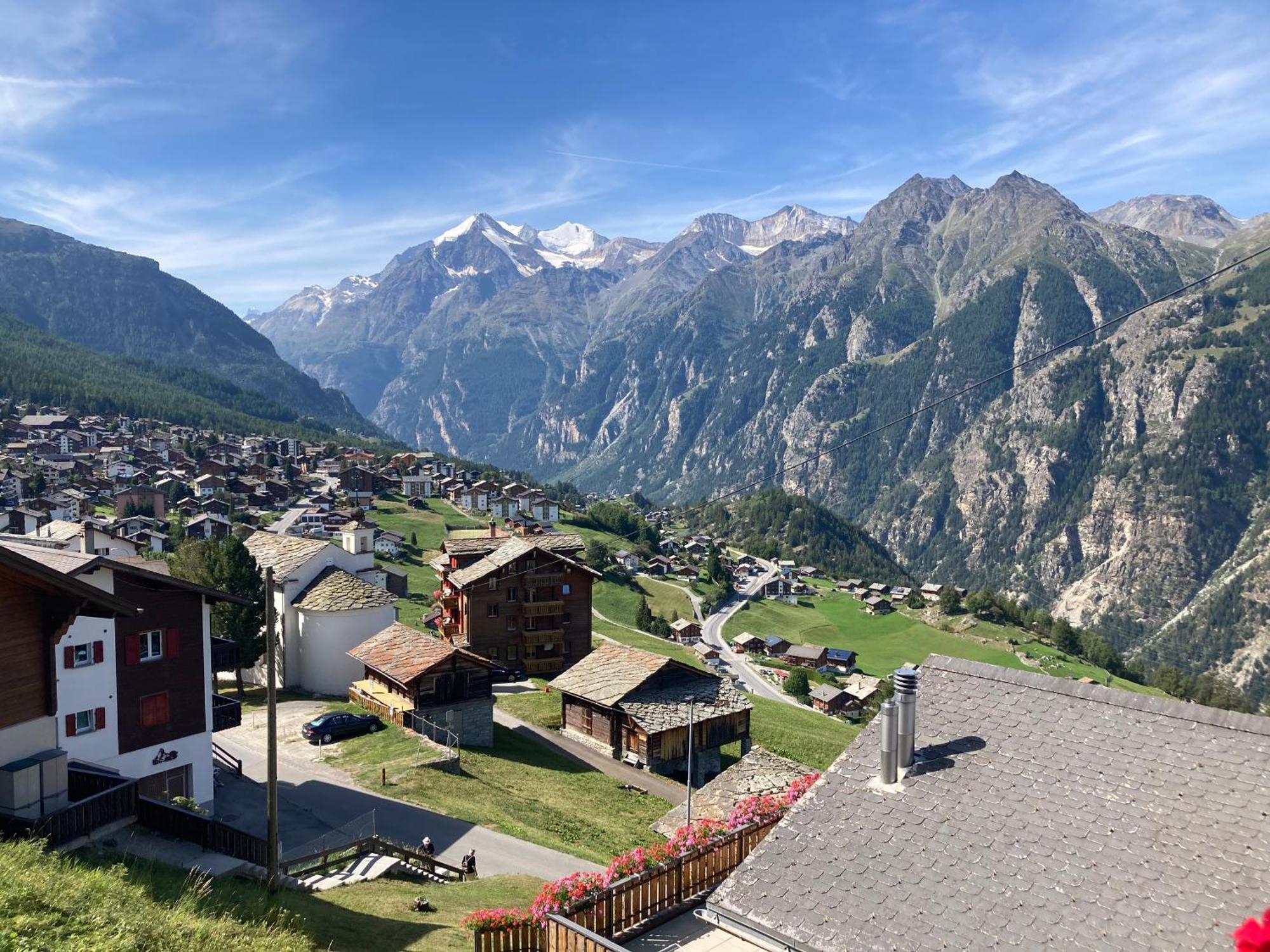 Haus Dorfblick Grächen Exterior foto
